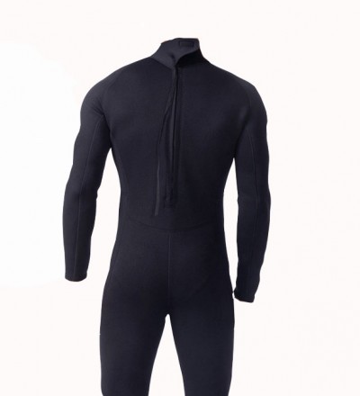 ADS012 manufacturing conjoined wetsuit style custom warm wetsuit style 3MM design wetsuit style wetsuit specialty shop elderly spa dry uniform spa treatment front view